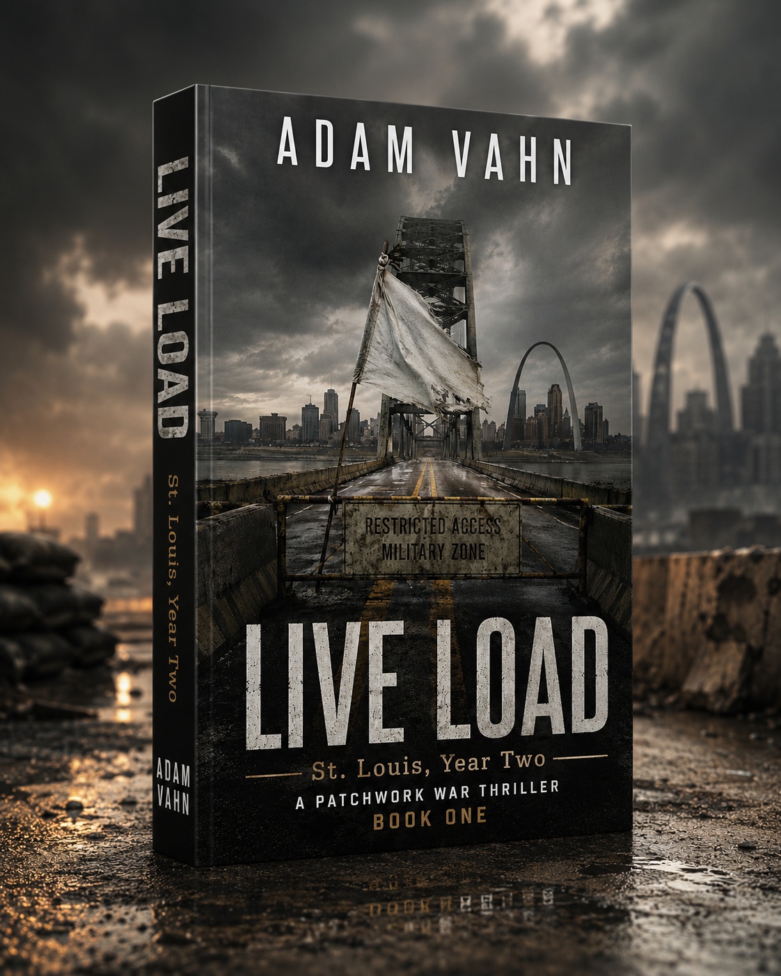3D cover of Live Load by Adam Vahn