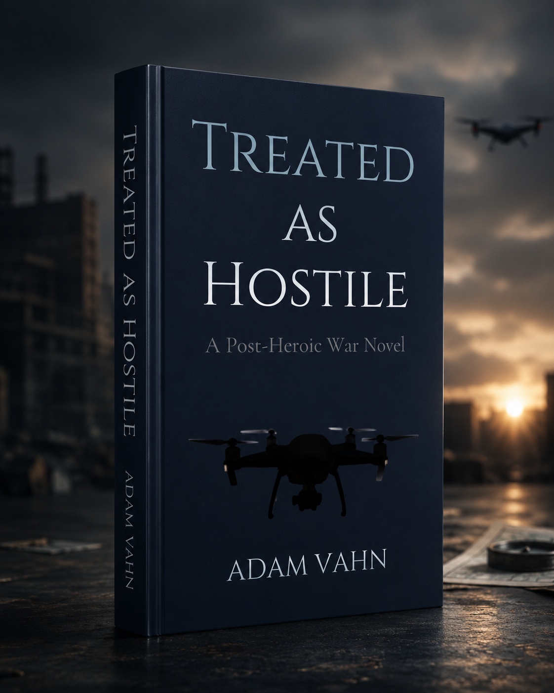 3D cover of Treated as Hostile by Adam Vahn