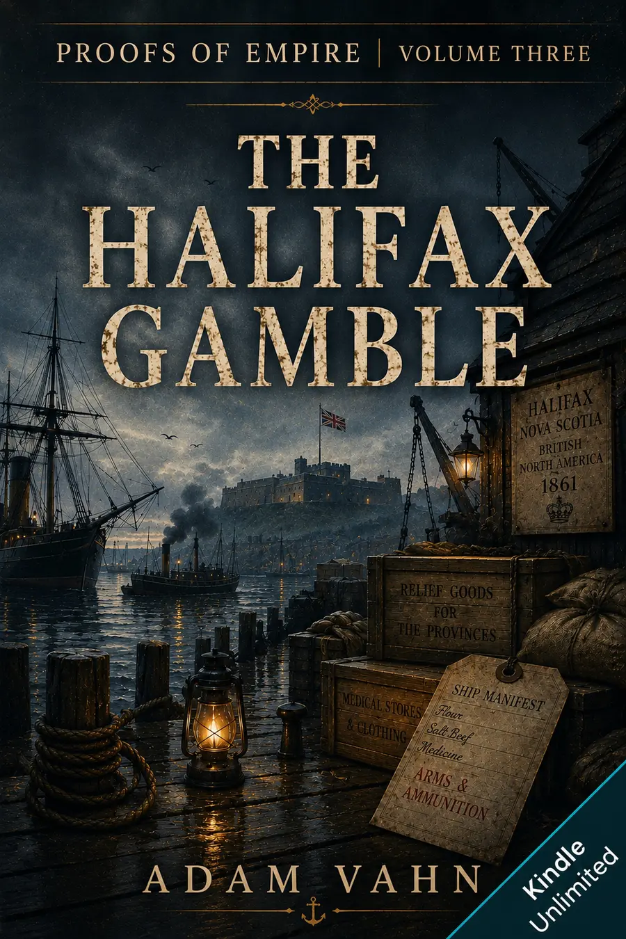 Cover of The Halifax Gamble by Adam Vahn